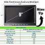 1080P Wireless Backup Camera with 9'' Large DVR Monitor for RV semi Box Truck Trailer Rear and Side View System Quad HD Camera 4 Split Screens Advanced Record IP69 Waterproof Avoid Blind spot A1 (64GB)