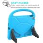 iPad 9.7 2018 / 2017 / Air 1/2 / Pro 9.7 Case for Kids - SUPLIK Durable Shockproof Protective Handle Bumper Stand Cover with Screen Protector for iPad 9.7 inch 5th/6th Generation, Blue
