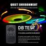Asiahorse FS-9002 20+8LED(in and Outside Light efect) ARGB White 120mm Case Fan with 5V PWM Motherboard Sync/Analog Controller (5 Pack)