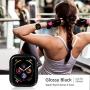 Goton Compatible iWatch Apple Watch Edge Case 40mm SE/Series 6/5 / 4 [No Screen Protector], (2 Packs) Soft TPU Shockproof Edge Case Cover Bumper Protector (Black and Black, 40mm)
