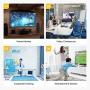 ELUTENG Displayport Switch 8K, Bidirectional DP 1.4 Switch 8K @ 60Hz, 4K @ 120Hz, Displayport Switcher 1 to 2/2 in 1 Out with LED Indicator for Monitor Projector TV PC Laptop and More