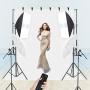 MOUNTDOG Photography Lighting Kit,6.6X 10ft Backdrop Stand System and 900W 6400K LED Bulbs Softbox and Umbrellas Continuous Lighting Kit for Photo Video Shooting,etc.