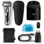 Braun Series 9 Electric Shaver for Men 9292cc, Wet and Dry, Integrated Precision Trimmer, Rechargeable and Cordless Razor with Clean & Charge Station and Travel Case, Silver