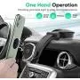 Magnetic Phone Car Mount - FITFORT Universal Dashboard Car Phone Holder with Strong Suction Cup and Comes with Air Vent Holder Compatible with Apple iPhone 11/XR/Xs/8/7/6S & Android Phones