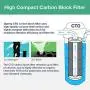 iSpring FC25B High Capacity 20” x 4.5” Water Filter Replacement Cartridge Whole House Big Blue CTO Carbon Block, 4.5'' x 20'', Grey iSpring FC25B High Capacity 20” x 4.5” Water Filter Replacement Cartridge Whole House Big Blue CTO Carbon Block, 4.5'' x 20'', Grey