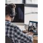 Mpow H7 Bluetooth Headphones, Comfortable Over Ear Wireless Headphones, Hifi Stereo Headset, Wireless Wired Mode, CVC6.0 Microphone for Kids, Adults, Cellphone, Online Class, Home Office, PC