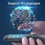 Birgus Voice Translator Device Smart Language Interpreters Device with 2.4inch Capacitive Touch Screen Support Multi- Languages Freely Translation Machine Business Shopping Interpreter