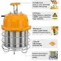 LED Temporary High Bay Light, LGL Lighting 60W LED Temporary Work Light 5000K Daylight 7,200 Lumens 250W HID/HPS/MH Replacement, 6000V Surge Protection