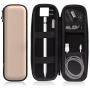 MoKo Holder Case Fit i-Pencil/i-Pencil 2, PU Leather Case for Samsung Stylus Pen Surface Pen, Fit New iPad 8th Gen 2020/7th Gen 10.2/iPad Air 4th Gen/iPad Pro 11 & 12.9 2020 - Rose Gold
