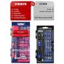 STREBITO Precision Screwdriver Sets 124 in 1 Magnetic Repair Kit with 110 Bits Electronics Tool Kit for Computer, PC, iPhone, Laptop, Cell Phone, MacBook, PS4, Nintendo, Xbox, Game Controller(Red)