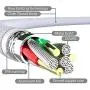 TT&C Short iPhone Cable Charger [ 6 inches ] Sync and Charging Data Cord Compatible with iPhone 11/ Xs/Xs Max/Xr/X/8/8 Plus/7/7 Plus/6s/6/5/iPad (White 4Pack)
