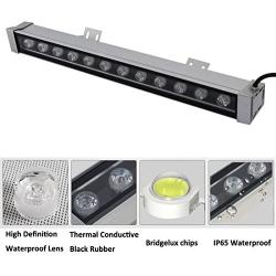 RSN LED Wall Washer 12W Linear Bar Light 3000K Warm White Color Stage Lighting Aluminum Alloy IP65 Waterproof