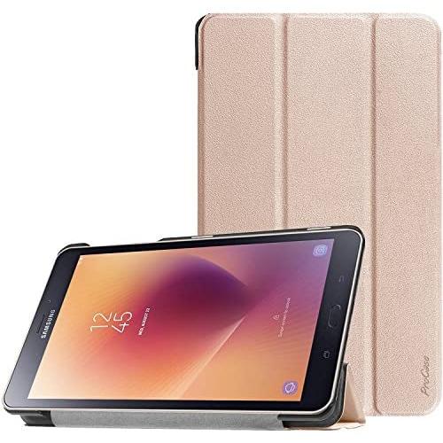 ProCase Galaxy Tab A 8.0 2017 T380 T385 Case (Old Model), Slim Light Smart Cover Stand Hard Shell Case for 8.0 inch Galaxy Tab A Tablet 2017 T380 T385 -Gold