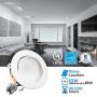 TORCHSTAR 4 Inch Gimbal LED Recessed Light, Dimmable Retrofit Downlight, CRI90+, 10W Directional Adjustable Recessed Ceiling Light, UL & Energy Star, 5000K Daylight, Damp Location, Pack of 4