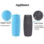 7 Extra Coarse & 7 Regular Coarse Replacement Roller Refill Heads Compatible With Pefect Electronic Foot File