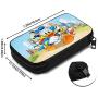Hxuedan Donald Duck The Data Cable Storage Bag is A Portable and Independent Design SuitableVFor Travelers to Place The Data Cable, Earphone and Electronic Product Data Cable Storage Bag