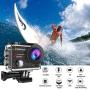 【2021 Upgrade】Campark 4K 20MP Action Camera EIS External Microphone Remote Control WiFi Waterproof Camera Webcam with 170° Wide Angle and 2 Batteries