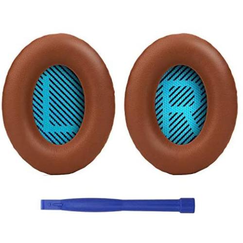 Professional Headphones Ear Pads Cushions Replacement - Earpads Compatible with Bose QuietComfort 15 QC15 QC25 QC2 QC35/ Ae2 Ae2i Ae2w SoundTrue & SoundLink (Around-Ear Series Only) (Coffee)