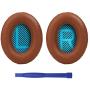 Professional Headphones Ear Pads Cushions Replacement - Earpads Compatible with Bose QuietComfort 15 QC15 QC25 QC2 QC35/ Ae2 Ae2i Ae2w SoundTrue & SoundLink (Around-Ear Series Only) (Coffee)