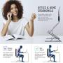 Homelux Theory Portable Laptop Stand Double Layer 6+9 Levels Adjustable Ergonomic Portable Aluminum Laptop Desk, Lightweight Foldable Laptop Stand for MacBook Air Pro,Dell,HP,Acer & More up to 15.6”