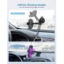 Car Phone Mount, Mpow 3-1 Phone Holder for Dashboard & Air Vent & Windshield with Strong Suction Cup and Twist-Lock Clip Compatible iPhone 12 11 Pro MAX XS XR X 8 7 6Plus Etc