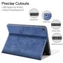 Keyboard Case for iPad 10.2 8th 7th Generation - JUQITECH Smart Case with Wireless Keyboard iPad 10.2'' 8th 2020 7th 2019 Slim Tablet Detachable Bluetooth Keyboard Stand Cover with Pencil Holder, Blue