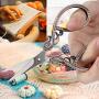 BIHRTC Small Scissors 4.5 Inch Embroidery Scissors Stainless Steel Sewing Scissors Needlepoint Scissors DIY Tools for Office Crafing Needle Art Work Cross Stitch Threading Cutter