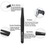 Precision Tweezers Set, XOOL 9 PCS ESD Tweezers Set, Anti-Static Stainless Steel Tweezers Kit, Non-magnetic and Multi-standard Stainless Steel Tweezers for Lab, Electronics, Jewelry and Detailed Work