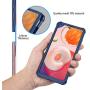 Designed for Galaxy A51 Case,ORETech Samsung A51 Cover with [2 x Tempered Glass Screen Protector] 360° Full Body Hard PC Soft TPU Silicone Edge Heavy Duty Protective Case for Samsung A51 4G 6.5'' Blue