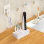 BENSN Charger Model 3757 + Holder for Oral B Electronic Toothbrushes, Brush Heads; Adhesive or Free-Standing Installation