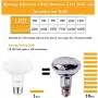 LED Bulb R30 or BR30 , 12W (100W Equivalent), 1200 Lumens, Upgrade for 100W Bulb, 3000K Soft White Color, for Recessed Can Use, Wide Flood Light, Dimmable, (Pack of 4) LED Bulb R30 or BR30 , 12W (100W Equivalent), 1200 Lumens, Upgrade for 100W Bulb, 3000K Soft White Color, for Recessed Can Use, Wide Flood Light, Dimmable, (Pack of 4)