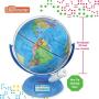 Little Experimenter Talking Globe - Interactive Globe for Kids Learning with Smart Pen - Educational World Globe for Children with Interactive Maps – 9”