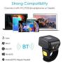 Eyoyo 1D Wireless Ring Barcode Scanner, Compatible with Bluetooth Function & 2.4GHz Wireless & Wired Connection, Portable Wearable Mini Finger Bar Code Reader Work with Windows, Mac OS, Android 4.0+,