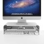 2 Tiers Aluminum Monitor Computer Stand Riser (2 Tiers 19.7x8.7x5.12 inch Large)