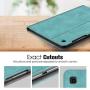Fintie Case for Samsung Galaxy Tab S5e 10.5 2019 Model SM-T720(Wi-Fi) SM-T725(LTE) SM-T727(Verizon/Sprint/AT&T), Multi-Angle Viewing Stand Cover with Pocket Auto Sleep Wake Feature, Denim Turquoise