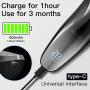 Wekeep Electric Razor for Men, Cordless Rechargeable Men’s Electric Shaver for Rotary Shaving with Pop-up Trimmer (Waterproof)