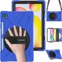 BRAECN Samsung Galaxy Tab S6 Lite 10.4 Case 2020, Rugged Protective Case with Rotating Kickstand, Carrying Shoulder Strap, Handle Hand Strap, S Pen Holder for Samsung Tab S6 Lite 10.4” 2020 Model-Blue