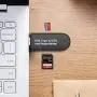 COCOCKA Micro SD Card Reader, 3-in-1 USB 2.0 Memory Card Reader OTG Adapter for PC/Laptop/Smart Phones/Tablets