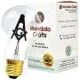 Mandala Crafts E27 3W Freemason Masonic Square and Compasses Emblem Symbol Altar Decor Lodge Light Bulb (Standard Base, 2 Bulbs)