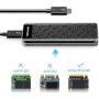 WAVLINK Thunderbolt 3 SSD Enclosure, Thunderbolt 3 to PCIE NVMe M.2 Portable External SSD Enclosure with Heat Sink, Thunderbolt 3 Cable Included (SSD Not Included)