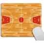 Smooffly Gaming Mouse Pad Custom,Basketball Court Designs Non-Slip Rubber Customized Computer Mouse Pad 9.5 X 7.9 Inch (240mmX200mmX3mm)