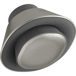 KOHLER Moxie Bluetooth Showerhead, Shower Speaker, Waterproof Speaker, Shower Radio, Rechargeable Speaker, Portable Speaker, 2.5 GPM, K-28238-NKE-BN, Vibrant Brushed Nickel