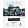 4k HDR HDMI Switch, Koopman 4 Ports HDMI 2.0 Switcher Selector with IR Remote Control, Supports HDCP 2.2 4K@60Hz UltraHD HDR10 3D HD1080P Dolby DST, HDMI Splitter for PS4 Xbox Apple TV Fire Stick