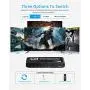 4k HDR HDMI Switch, Koopman 4 Ports HDMI 2.0 Switcher Selector with IR Remote Control, Supports HDCP 2.2 4K@60Hz UltraHD HDR10 3D HD1080P Dolby DST, HDMI Splitter for PS4 Xbox Apple TV Fire Stick