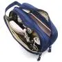Honsky Gadget Organizer Bag: Universal Tech Travel Organizer, Electronics Organizer Storage Case Pouch for Cables Cords Chargers Power Bricks USB Computer Laptop Accessories, 2 Packs, Black/Blue