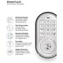 Yale Assure Lock with Z-Wave - Smart Keypad Deadbolt - Works with Ring Alarm, Samsung SmartThings, Wink and More (Hub required, sold separately) - Satin Nickel