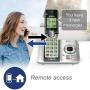 VTech CS6529-4B 4-Handset DECT 6.0 Cordless Phone with Answering System and Caller ID, Expandable up to 5 Handsets, Wall-Mountable, Blue/Green/Red/Silver