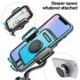 [Upgraded] Car Cup Holder Phone Mount Adjustable Gooseneck Automobile Cup-Holder-Phone-Car-Mount for iPhone 11 Pro/XR/XS Max/X/8/7 Plus/6s/Samsung S10+/Note 9/S8 Plus/S7 Edge(Blue)