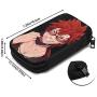 Hxuedan Eijiro Kirishima The Data Cable Storage Bag is A Portable and Independent Design SuitableVFor Travelers to Place The Data Cable, Earphone and Electronic Product Data Cable Storage Bag