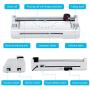Goplus Laminator Machine, A4 Thermal Laminating Machine with 25 Pouches, Paper Trimmer, Corner Rounder, 9 Inches Personal Laminator for Home School Office, Small Hot Cold Lamination Machine
